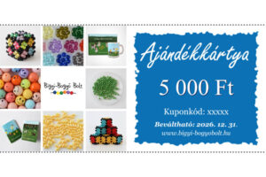 Ajándékkártya - 5 000 Ft