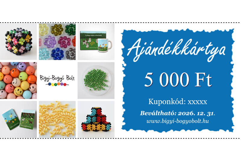 Ajándékkártya - 5 000 Ft